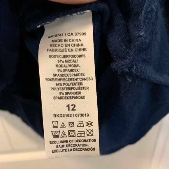 Splendid Girls Dress Size 12 Velour Knit Blend - Picture 5 of 5